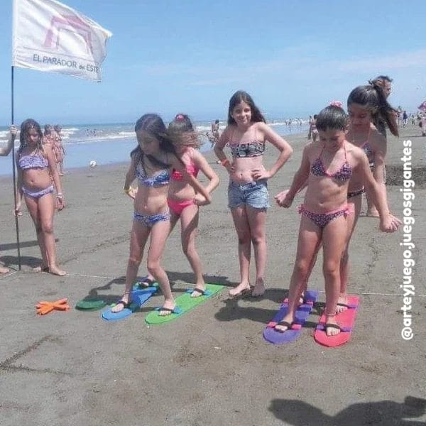 Esquíes de madera para 2 jugadores - Image 3