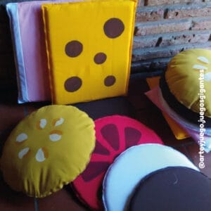 Hamburguesas Gigantes de Tela x 2
