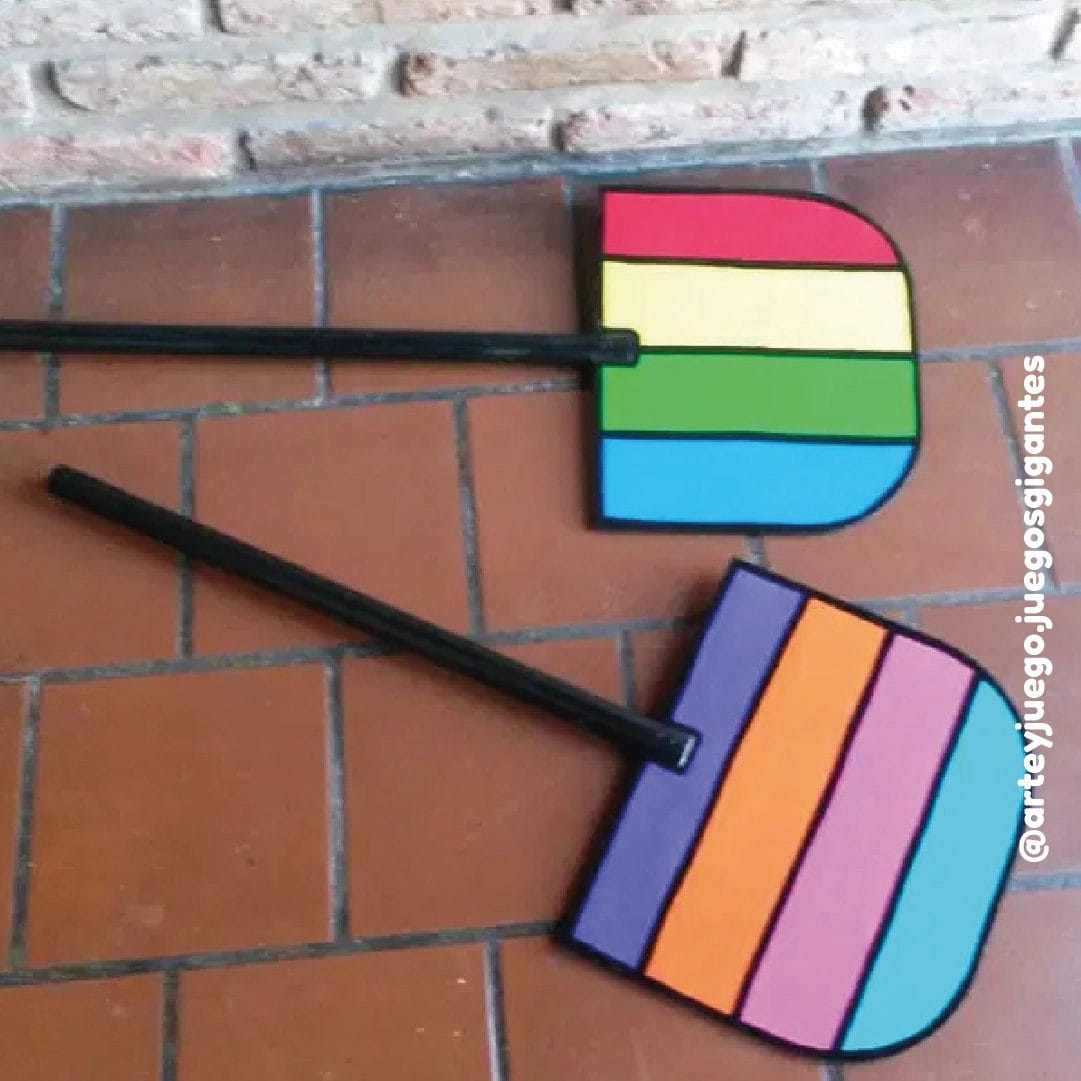 Palas de madera para transportar