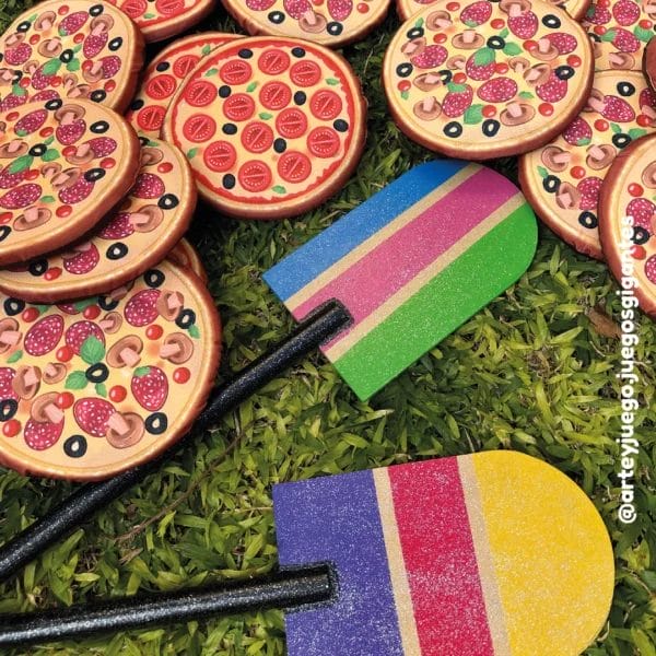 Pizzetas de tela con palas - Image 2